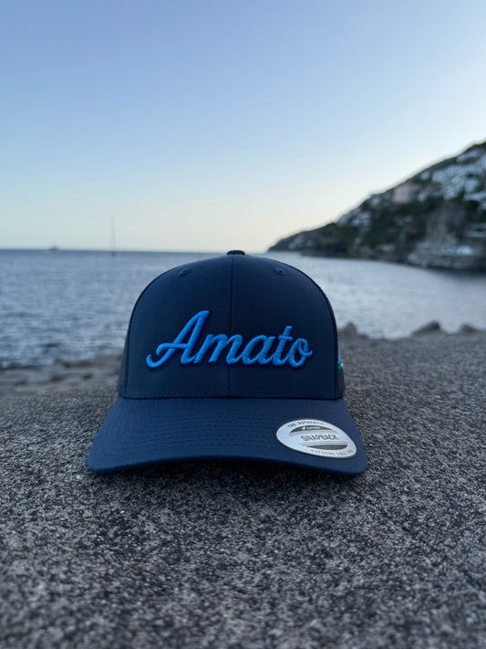 Navy Signature Trucker - Blue/Navy Logo