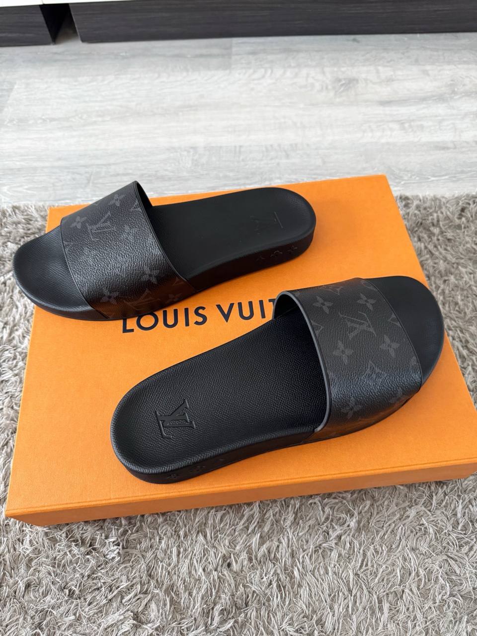 Louis Vuitton Waterfront Eclipse Monogram Slides