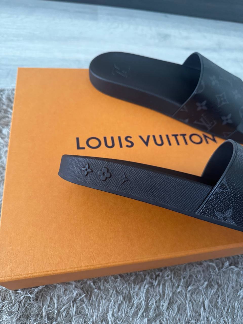 Louis Vuitton Waterfront Eclipse Monogram Slides