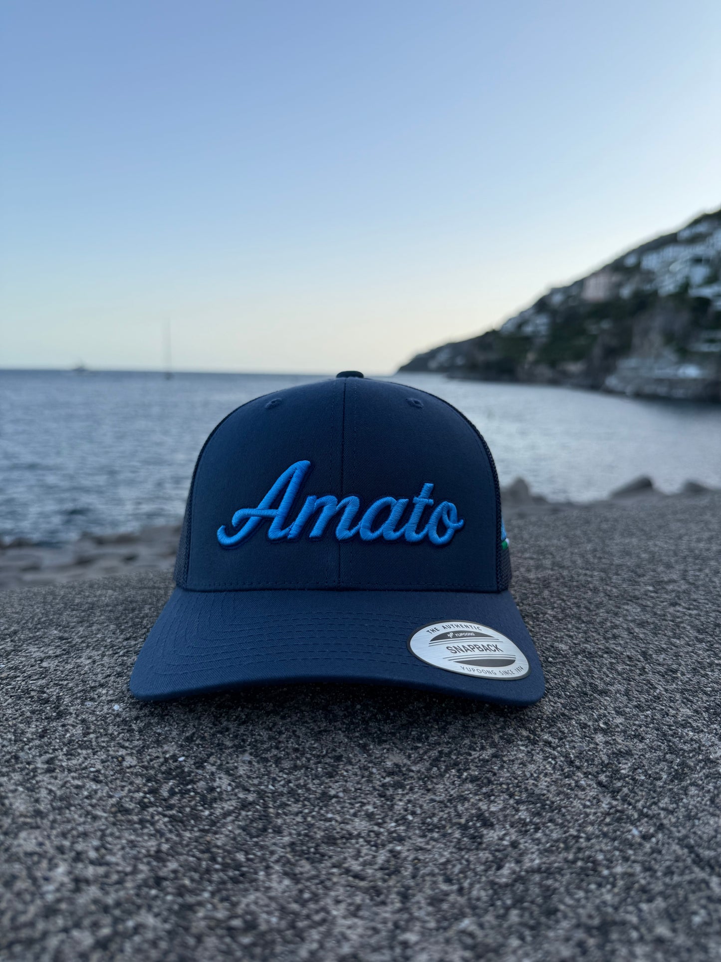 Navy Signature Trucker - Blue/Navy Logo