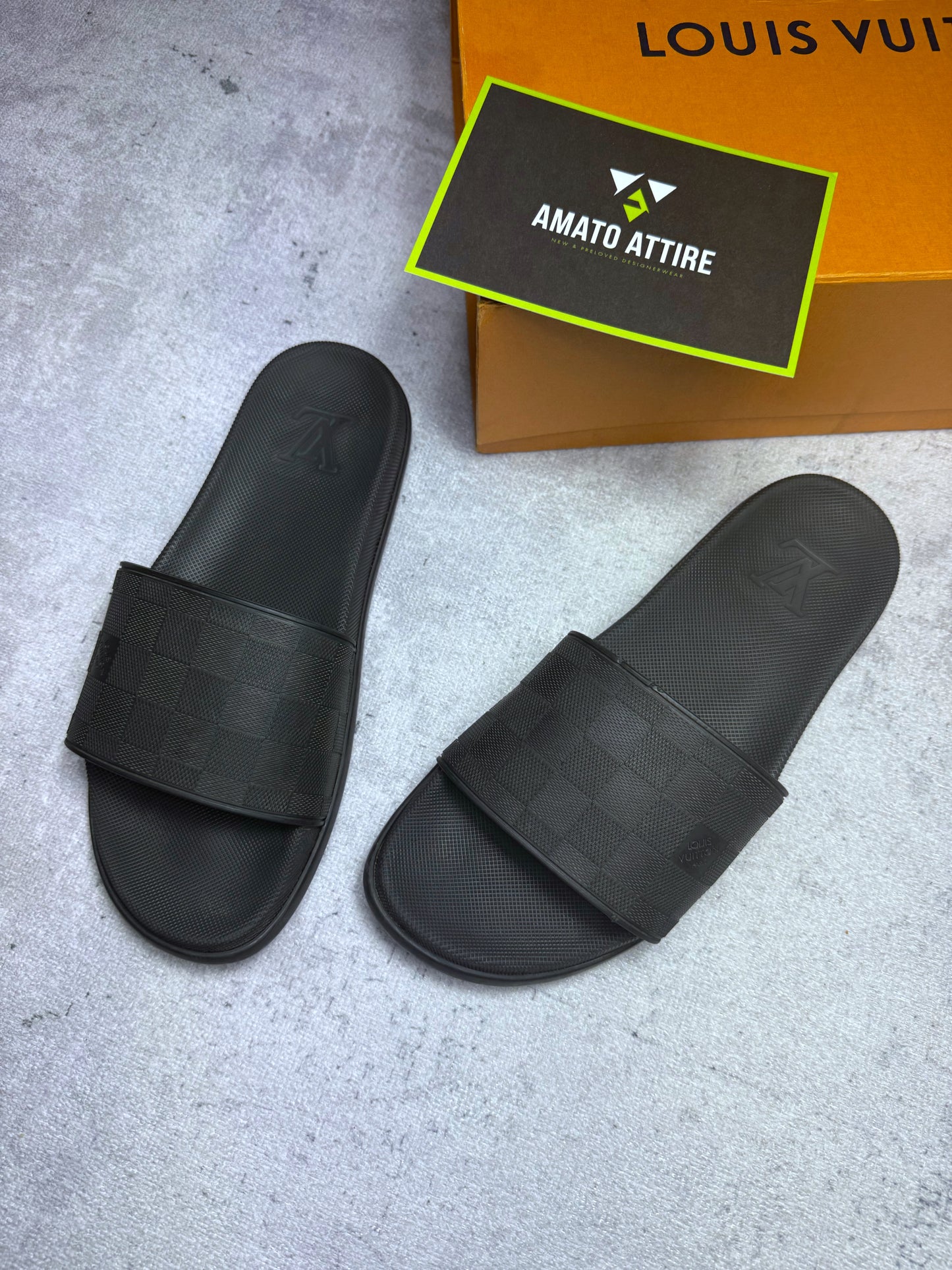 Louis Vuitton Damier Sliders