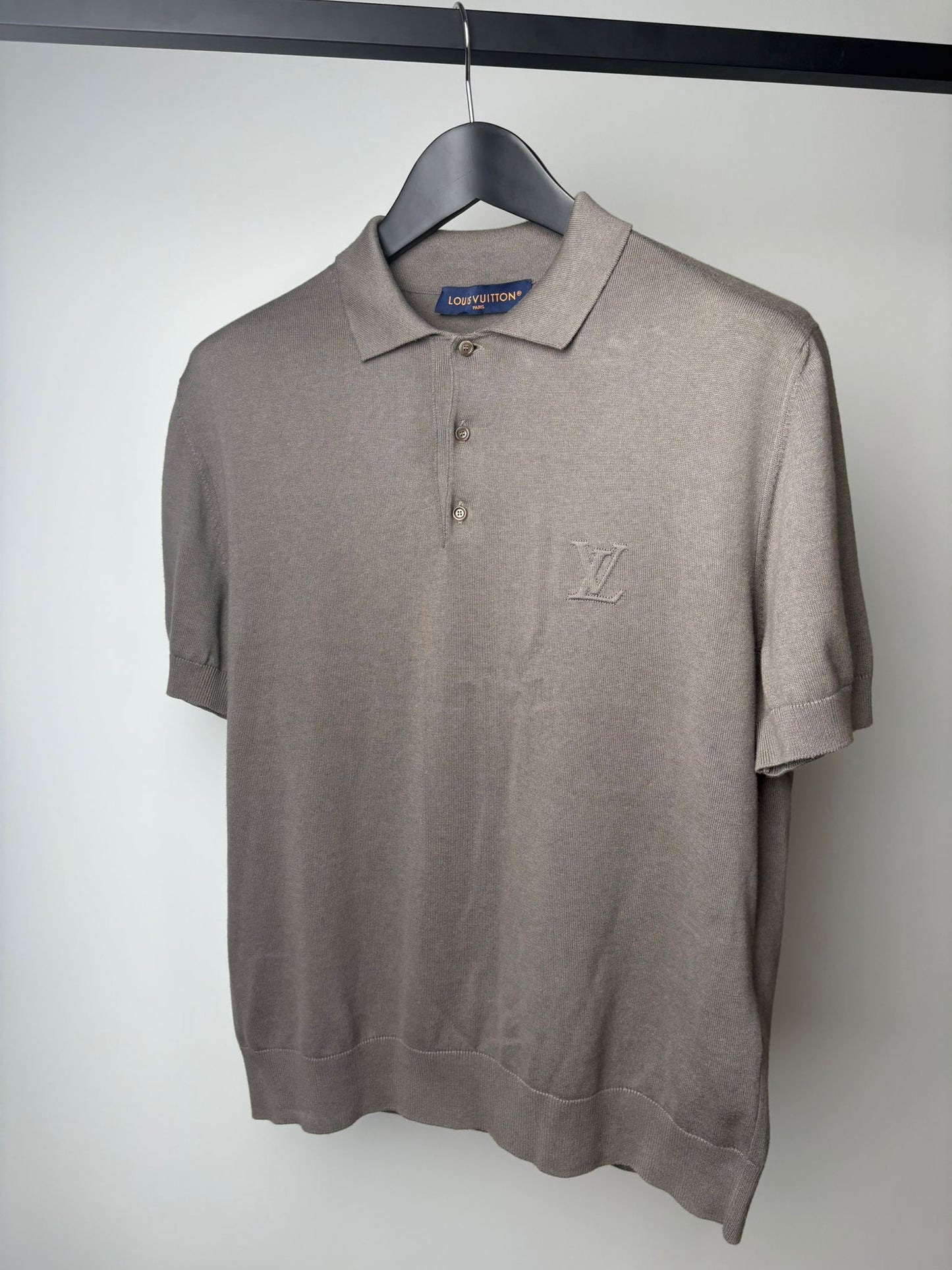 Louis Vuitton Embossed Polo Button Shirt