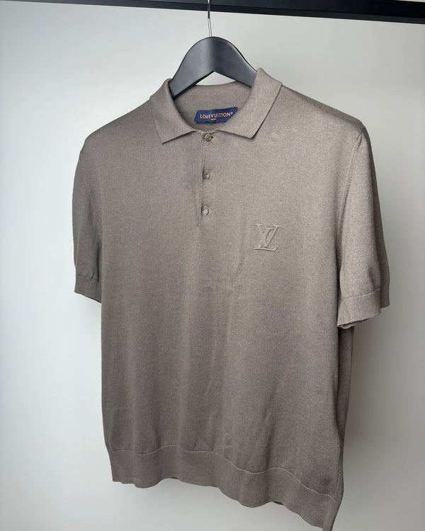 Louis Vuitton Embossed Polo Button Shirt