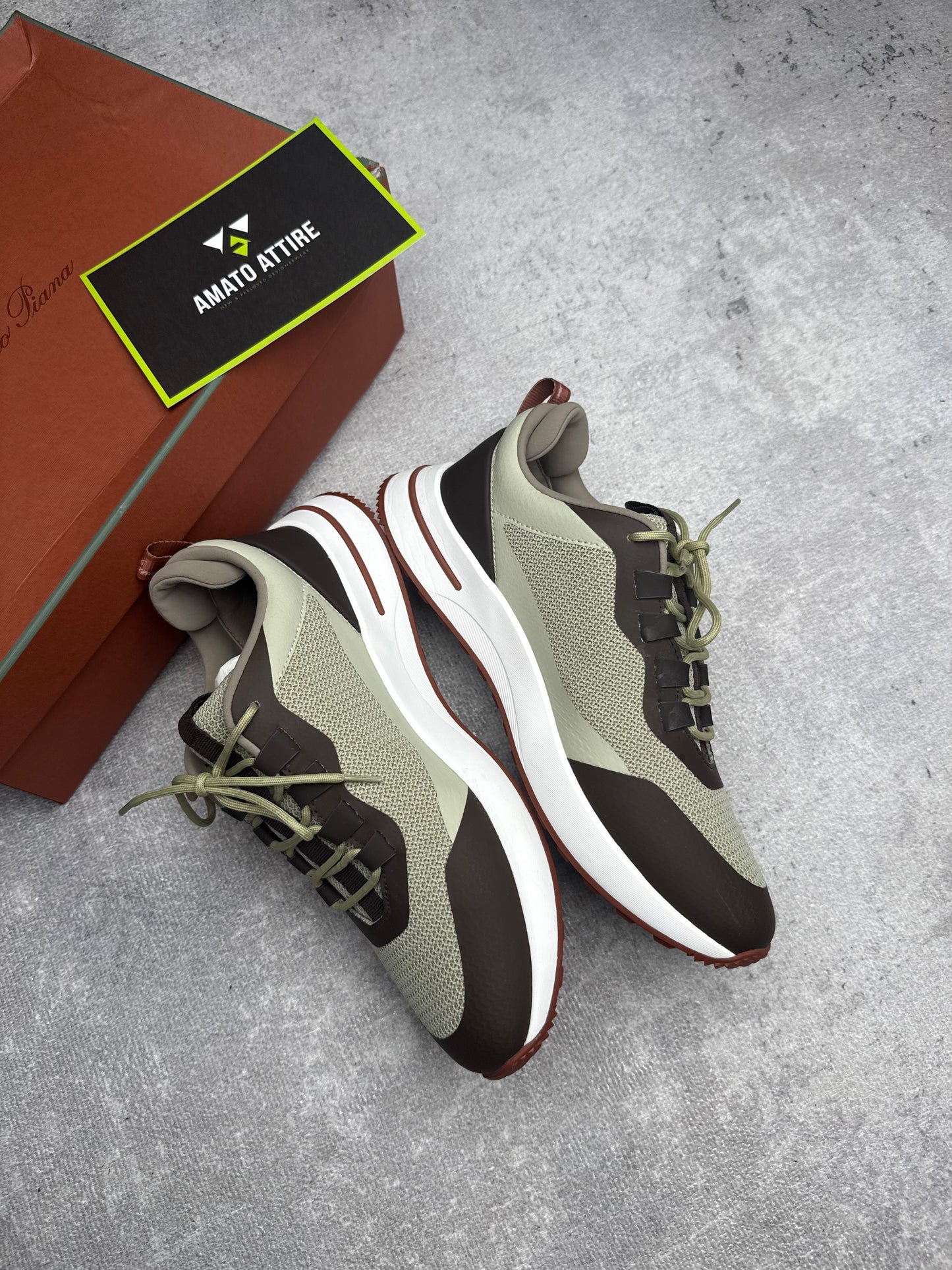 Loro Piana Weekend Walk Desert Light Sneaker