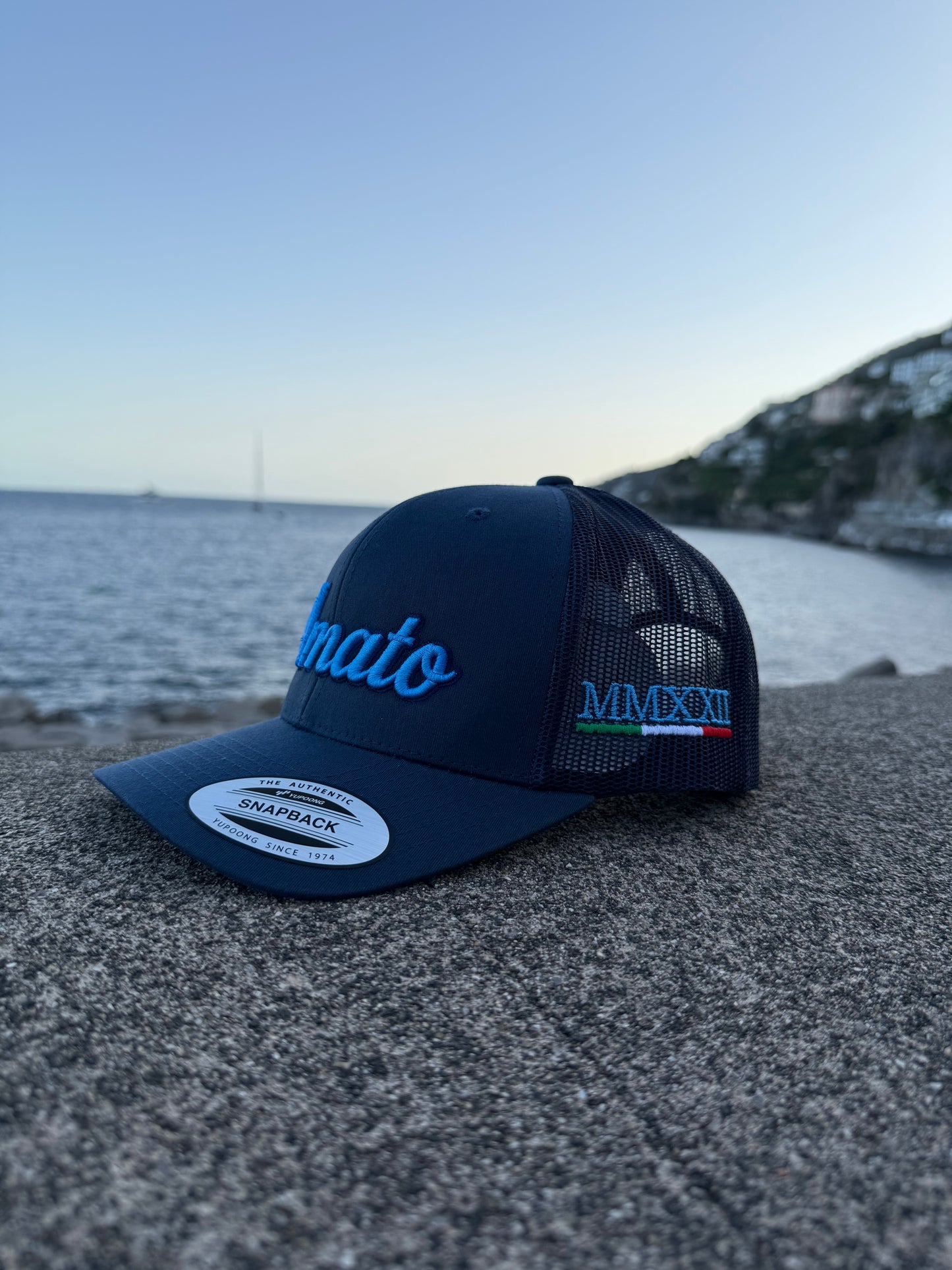 Navy Signature Trucker - Blue/Navy Logo