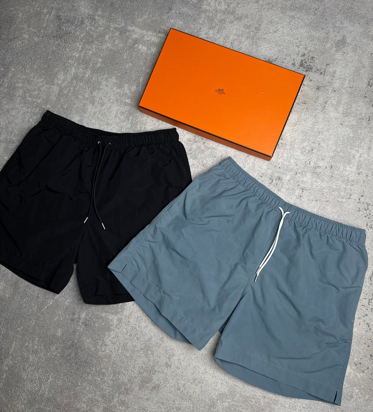 Hermes Fantome Swim Trunks Black