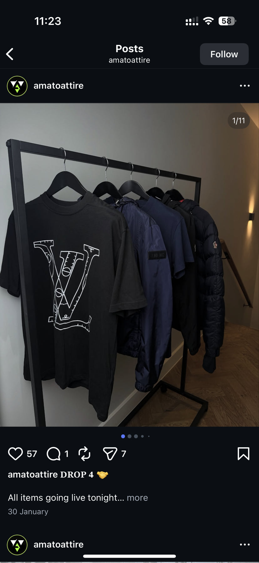 Amato Attire Instagram